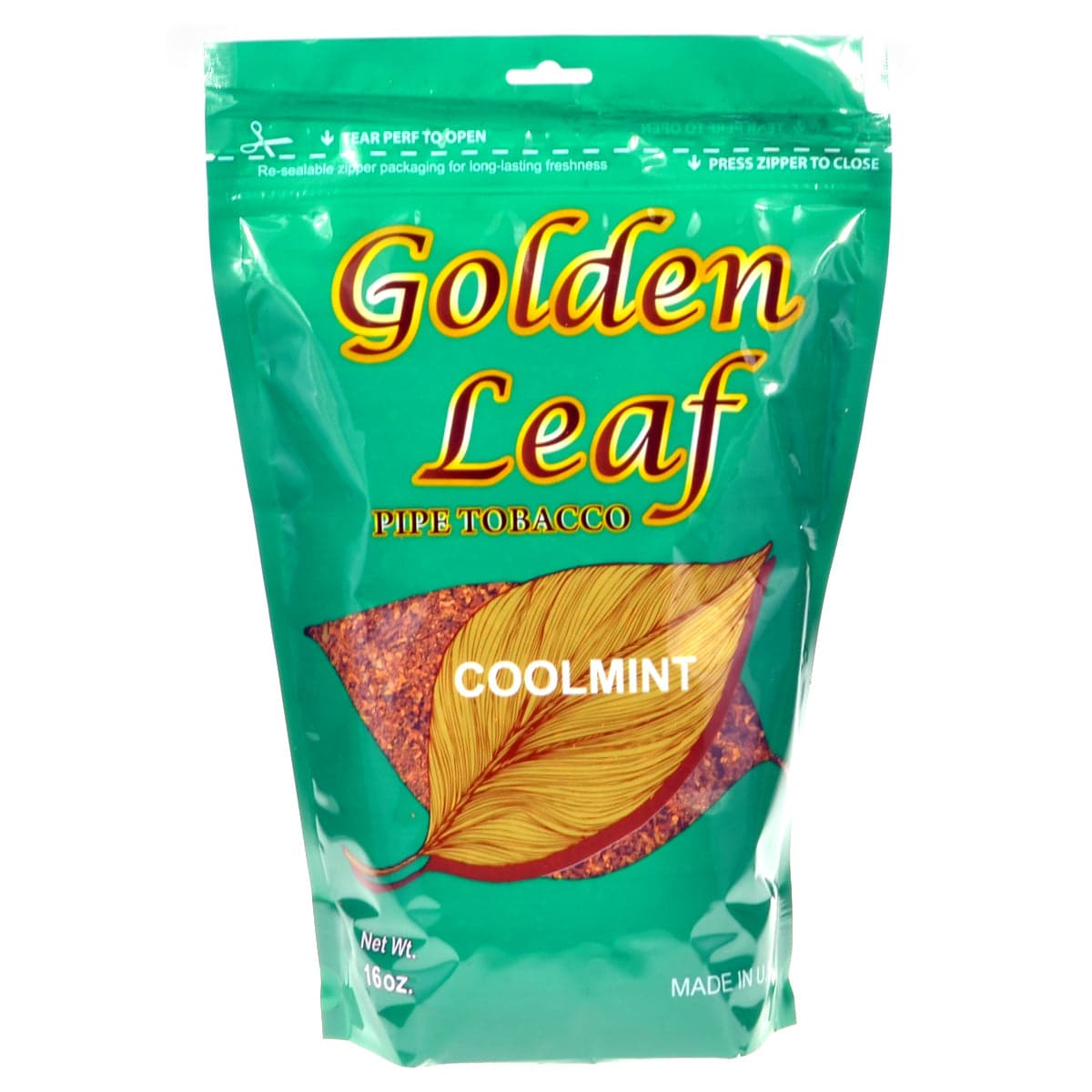 Golden Leaf Cool Mint Pipe Tobacco 16 oz. Bag