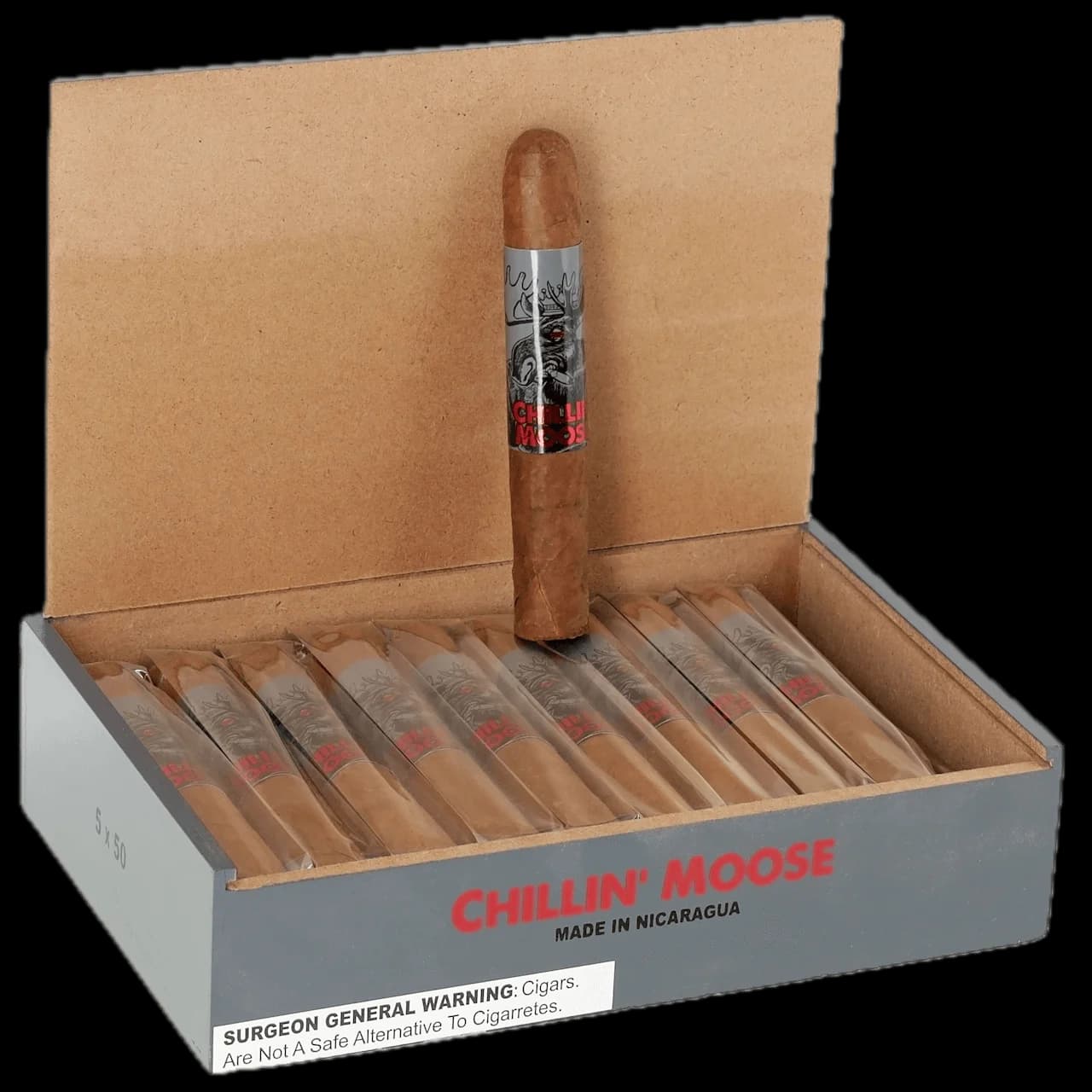 Chillin Moose Robusto Cigars (Box of 20)