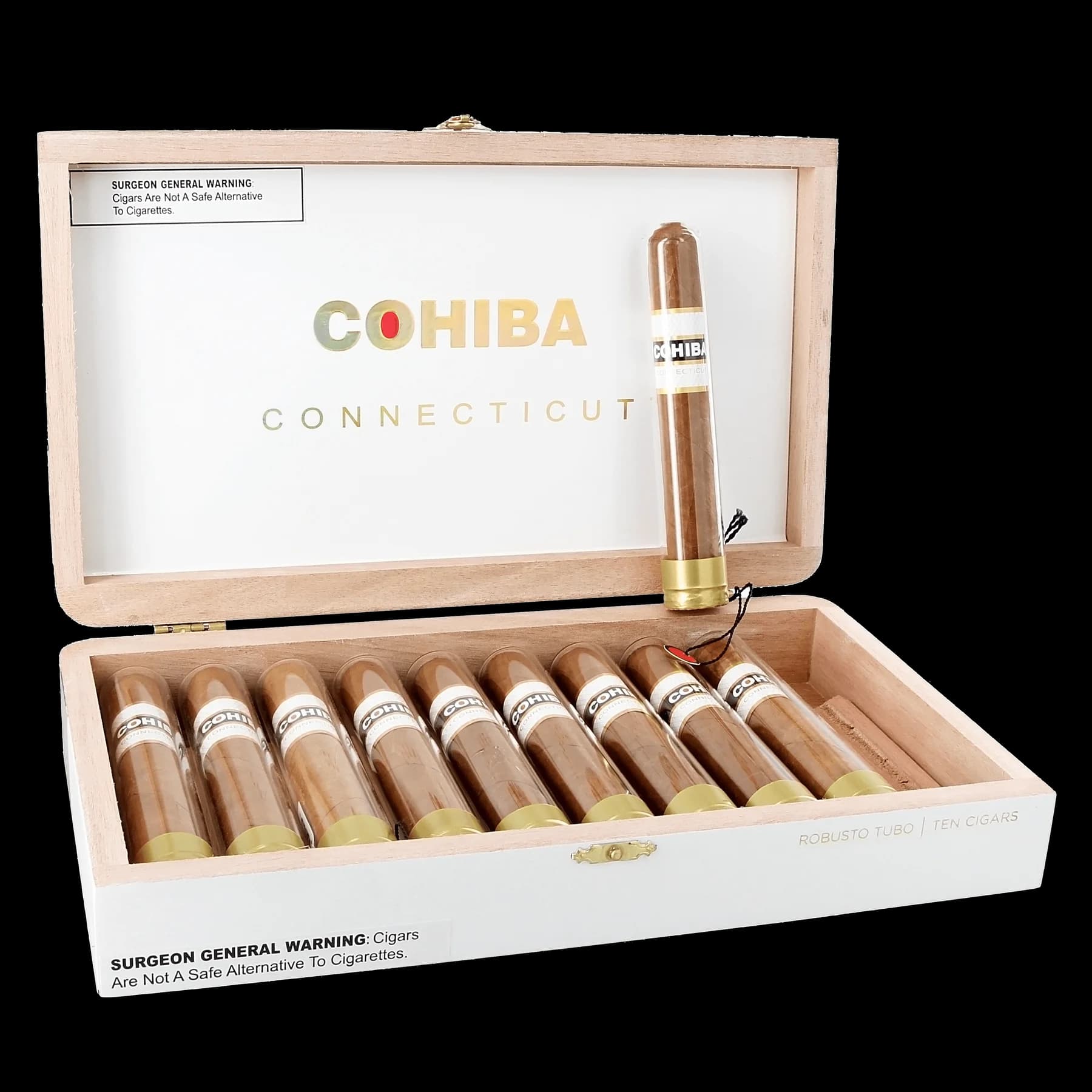 Cohiba Connecticut Robusto Tubo 10-Cigar Box