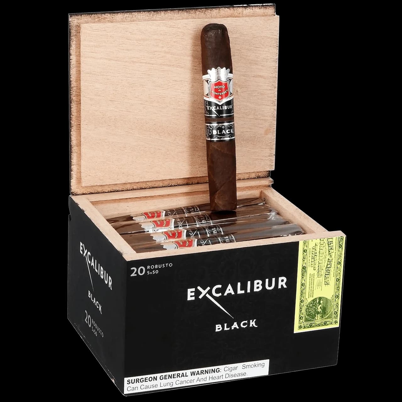 Excalibur Black Robusto 20