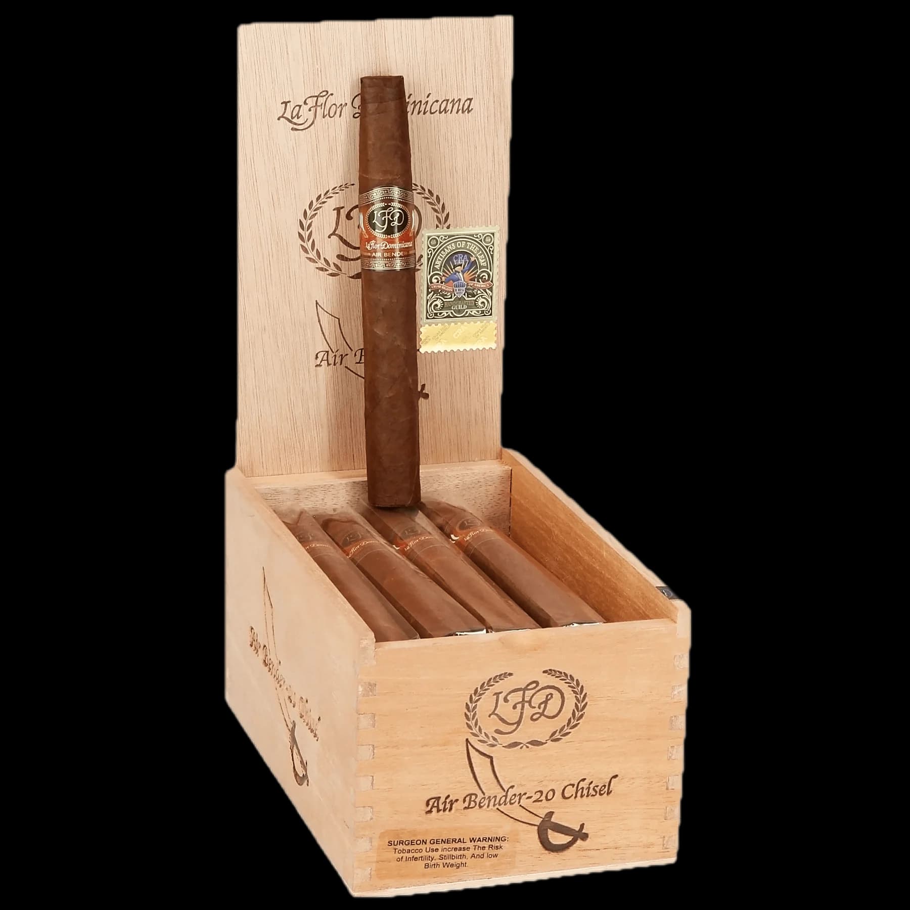 La Flor Dominicana Air Bender Chisel - Box of 20