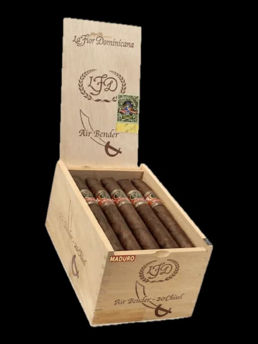 La Flor Dominicana Air Bender Chisel Maduro - Box of 20
