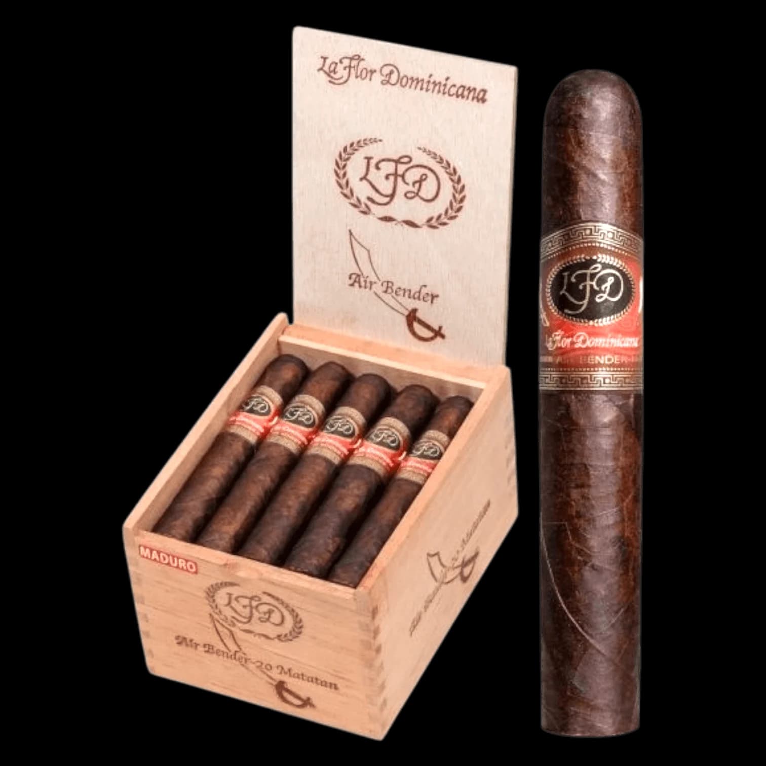 La Flor Dominicana Air Bender Matatan Box of 20