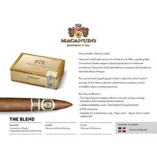 Macanudo Gold Pyramid 25