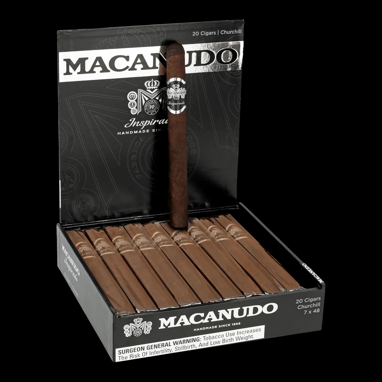 Macanudo Inspirado Black Churchill 20