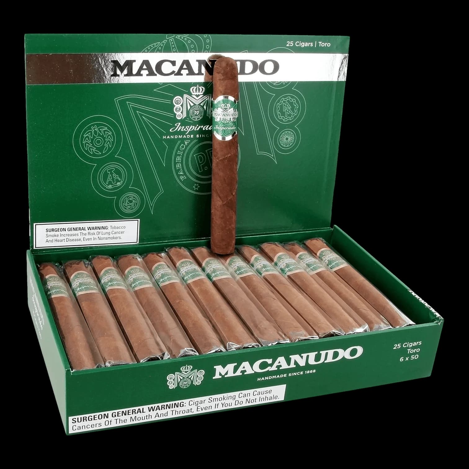 Macanudo Inspirado Green Toro 25