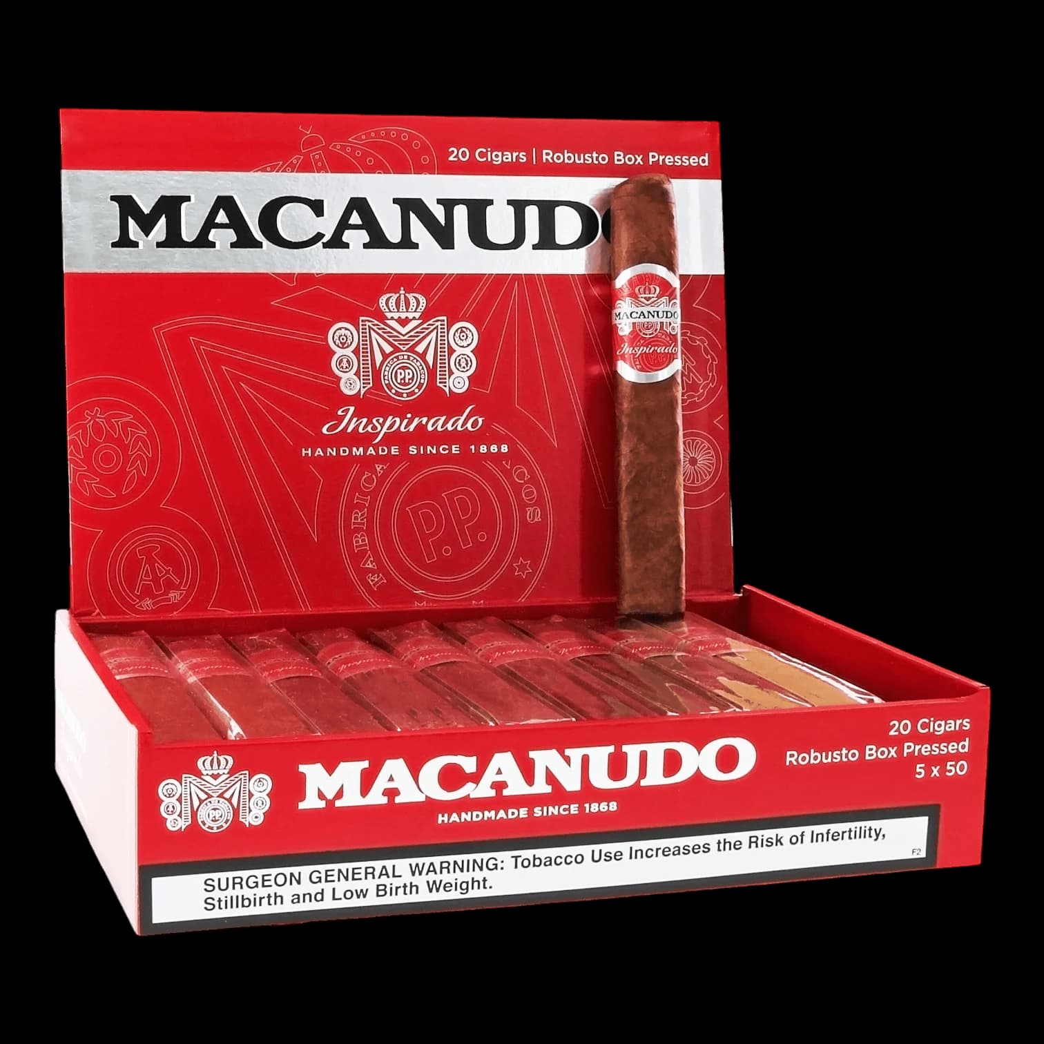 Macanudo Inspirado Red Robusto 20