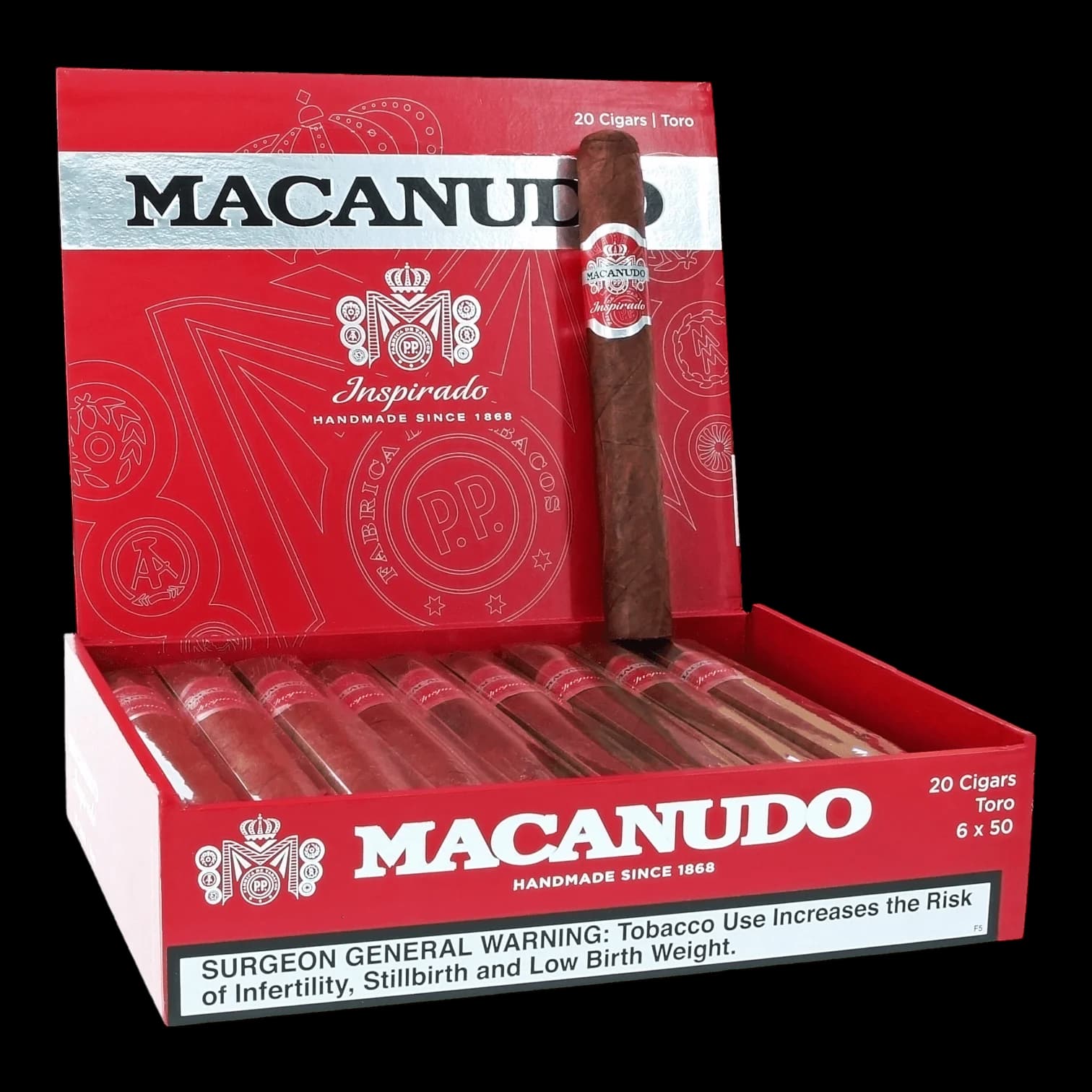Macanudo Inspirado Red Toro 20