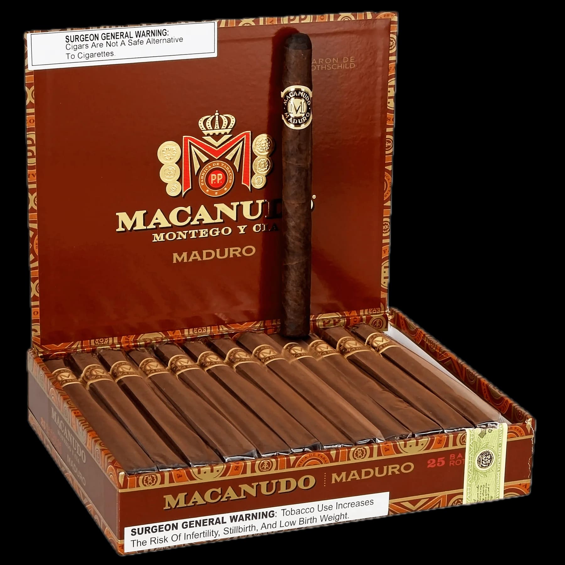 Macanudo Maduro Baron De Rothschild 25