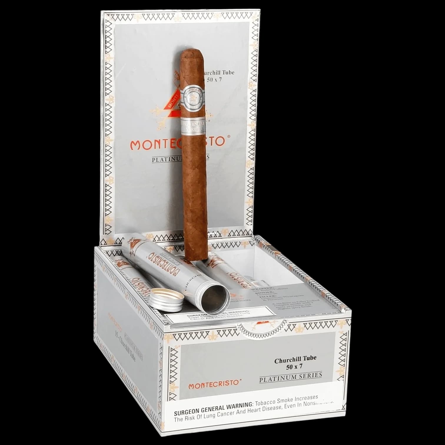 Montecristo Platinum Churchill Tubo 15