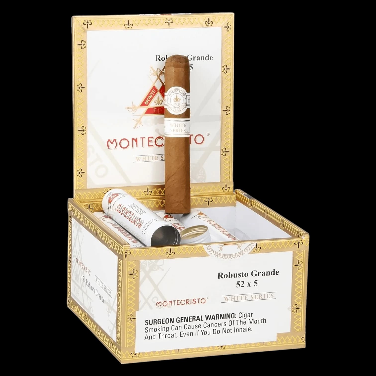 Montecristo White Robusto Grande Cigars (Pack of 15)