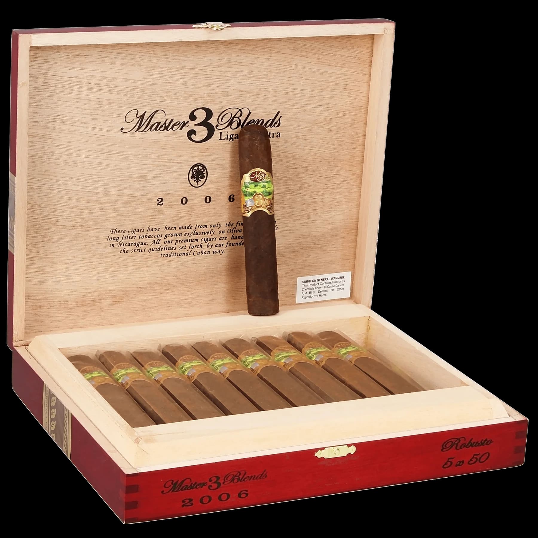 Oliva Master Blends Robusto Cigars - Box of 20