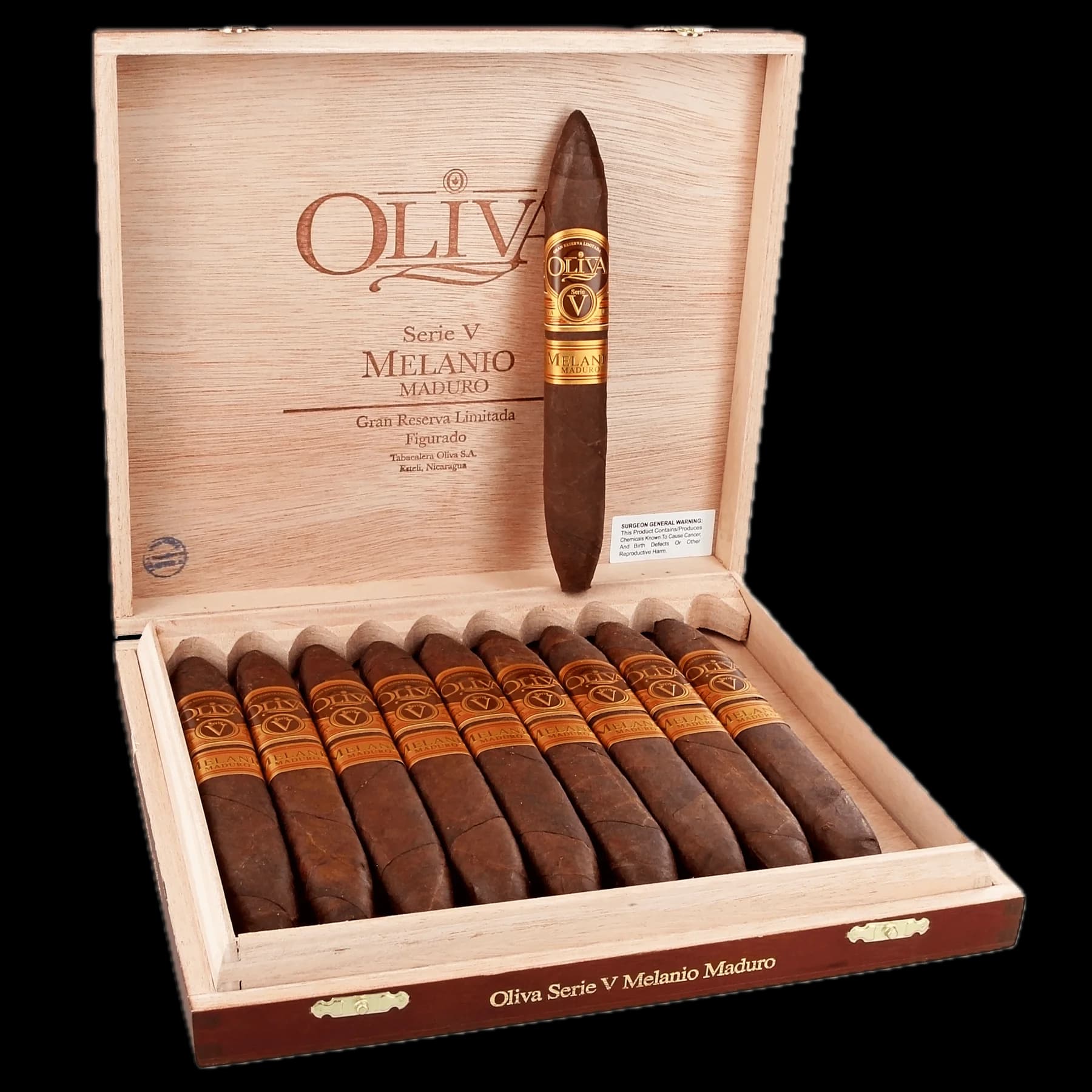 Oliva Serie V Melanio Maduro Figurado Box of 10