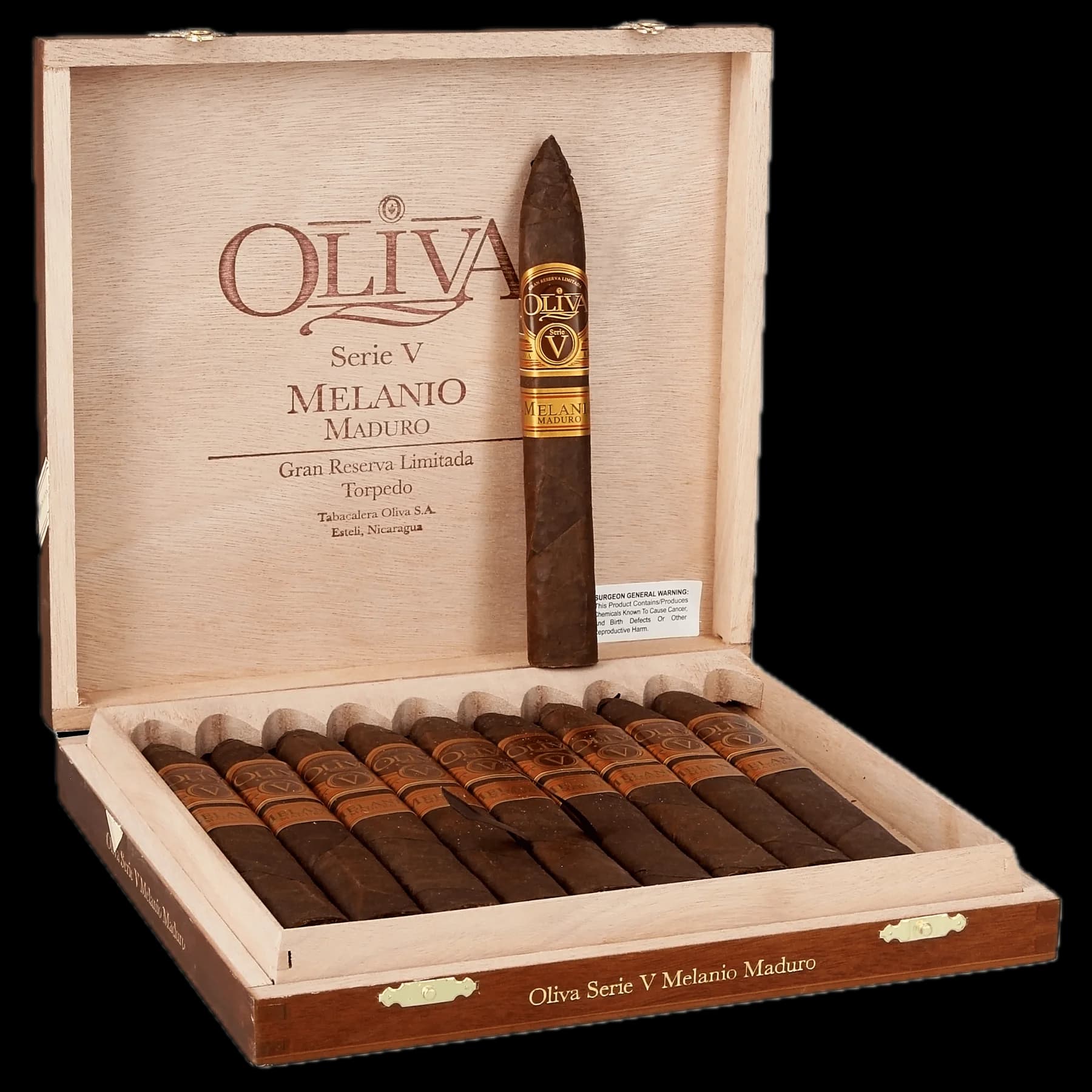 Oliva Serie V Melanio Maduro Torpedo Box of 10