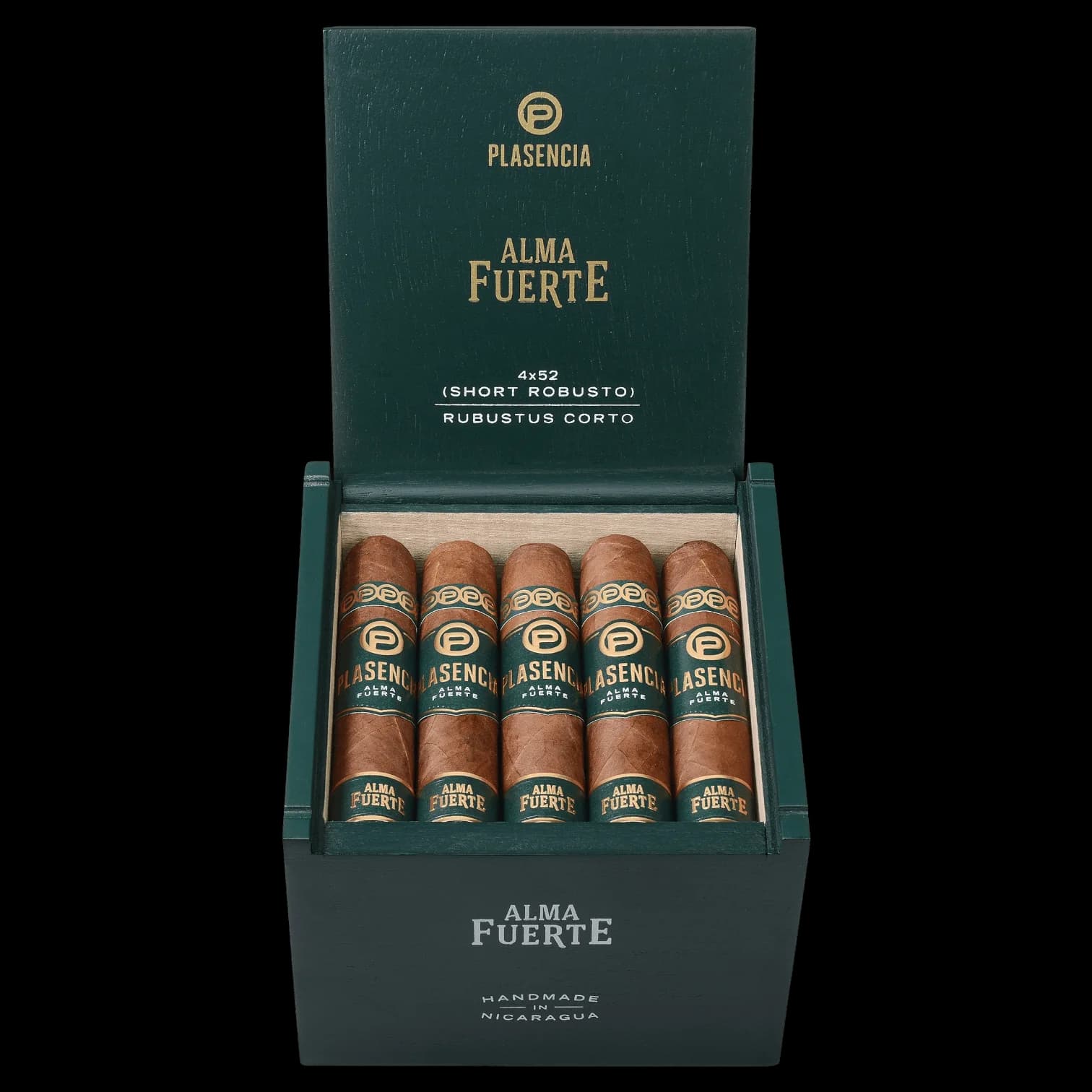 Plasencia Alma Fuerte Colorado Claro Robustus Corto Cigars (Box of 20)