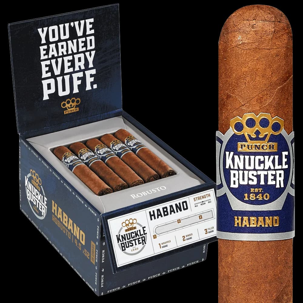 Punch Knuckle Buster Habano Robusto (Box of 25)