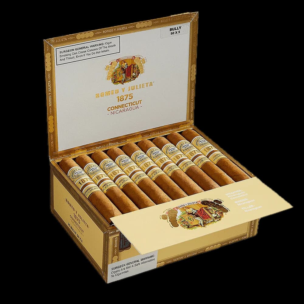 Romeo Y Julieta 1875 Connecticut Nicaragua Bully 25