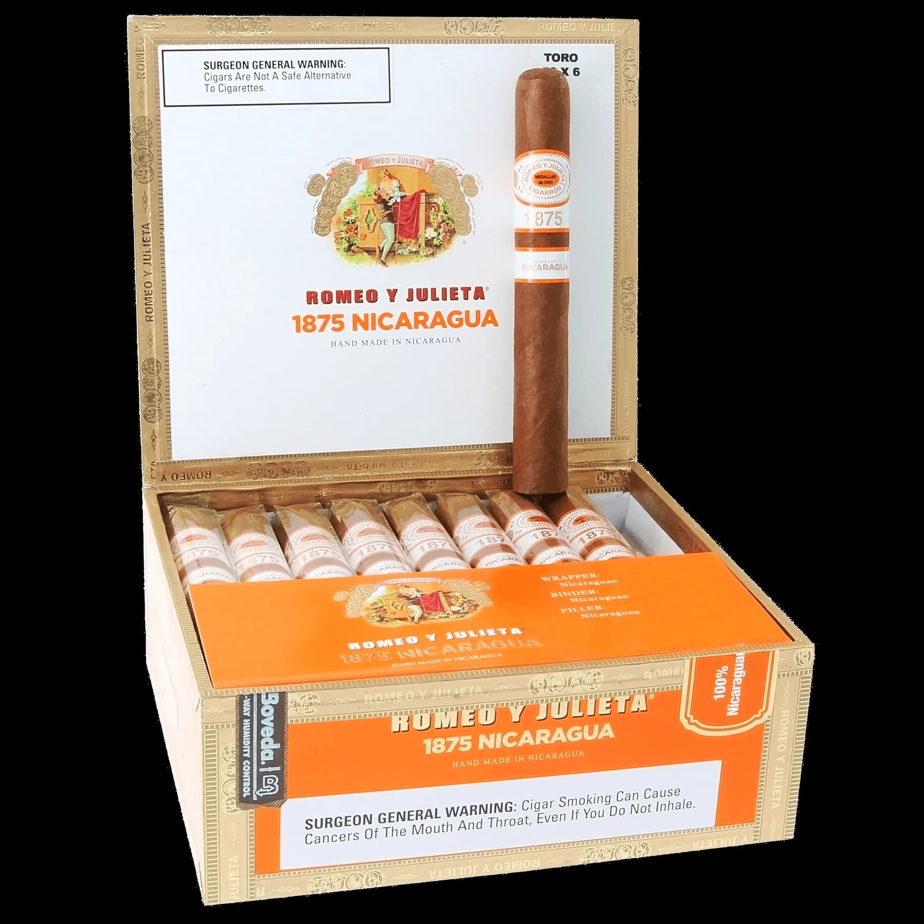 Romeo Y Julieta 1875 Nicaragua Toro 25