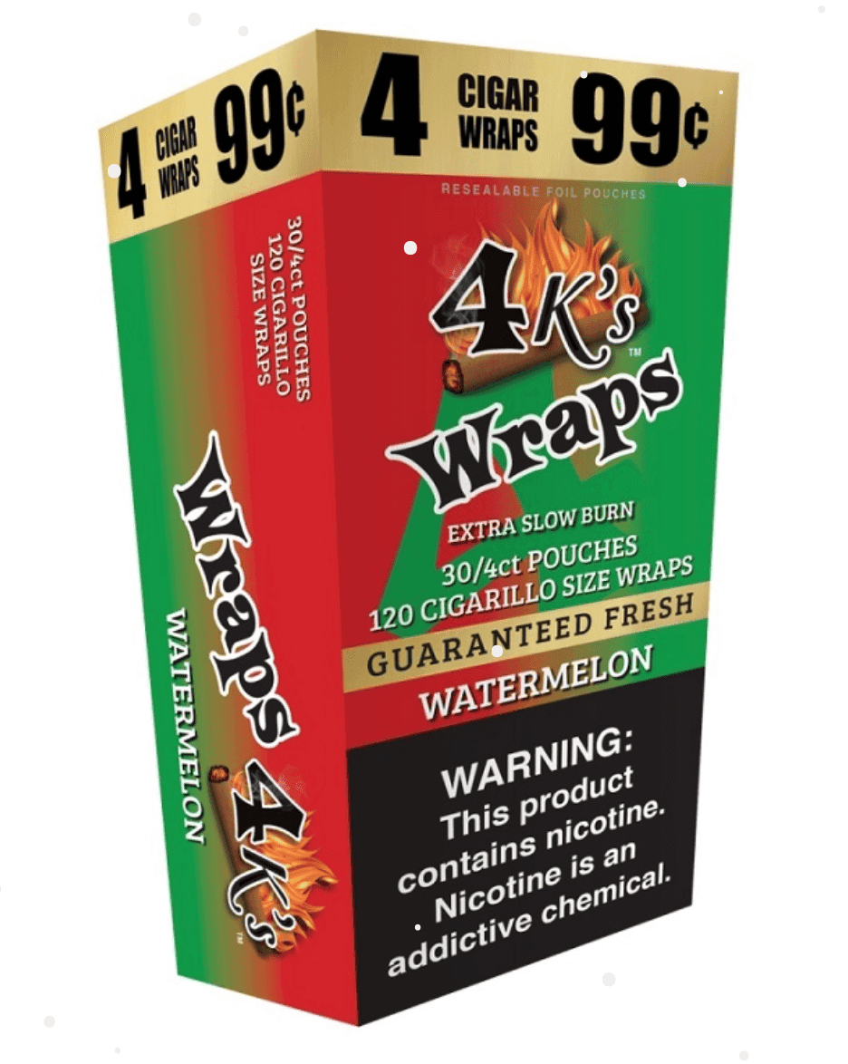 4 Kings Watermelon Wraps - 30 Packs
