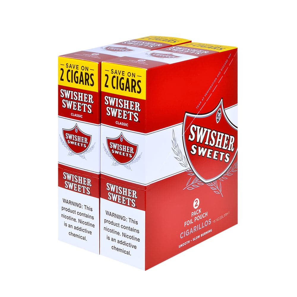 Swisher Sweets Cigarillos - Regular - 30 Pouches of 2