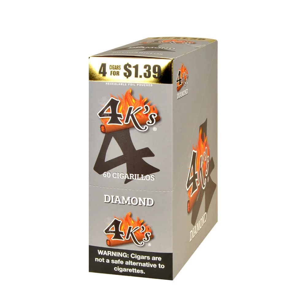 Good Times 4Ks Cigarillos - Diamond - 15 Pouches of 4