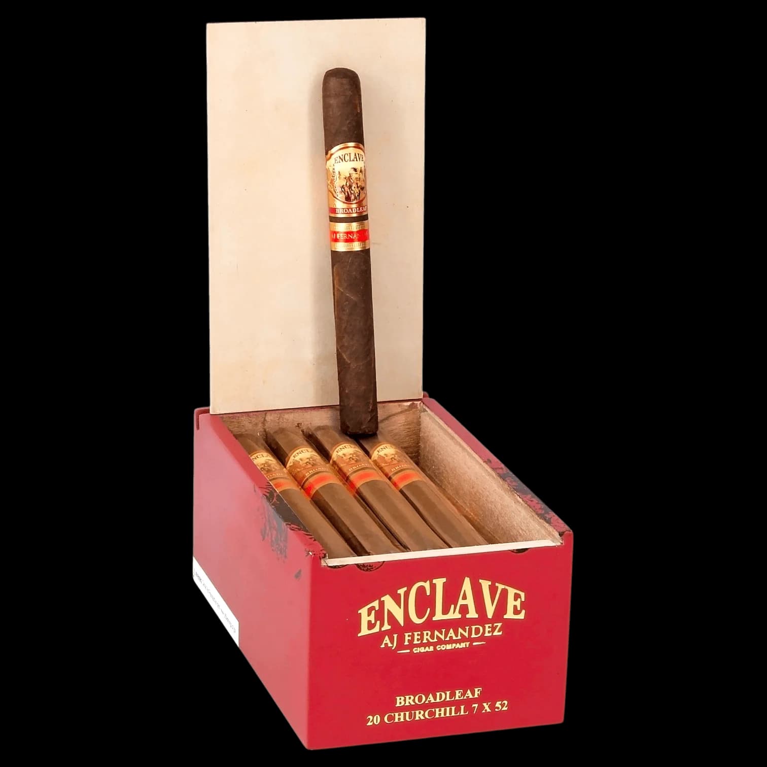 AJ Fernandez Enclave Broadleaf Churchill Cigars - BOX OF 20