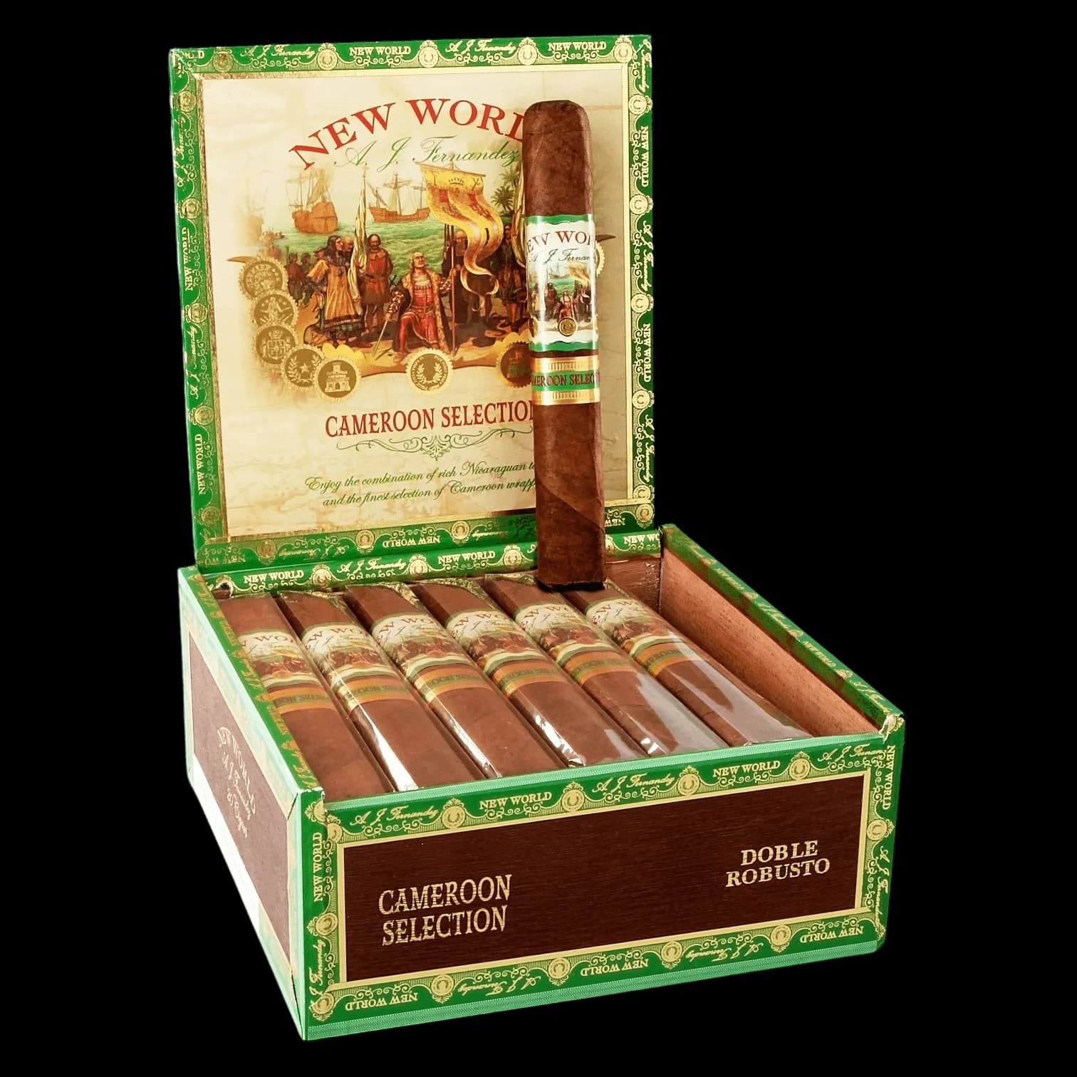 AJ Fernandez New World - Cameroon Double Robusto - BOX OF 20