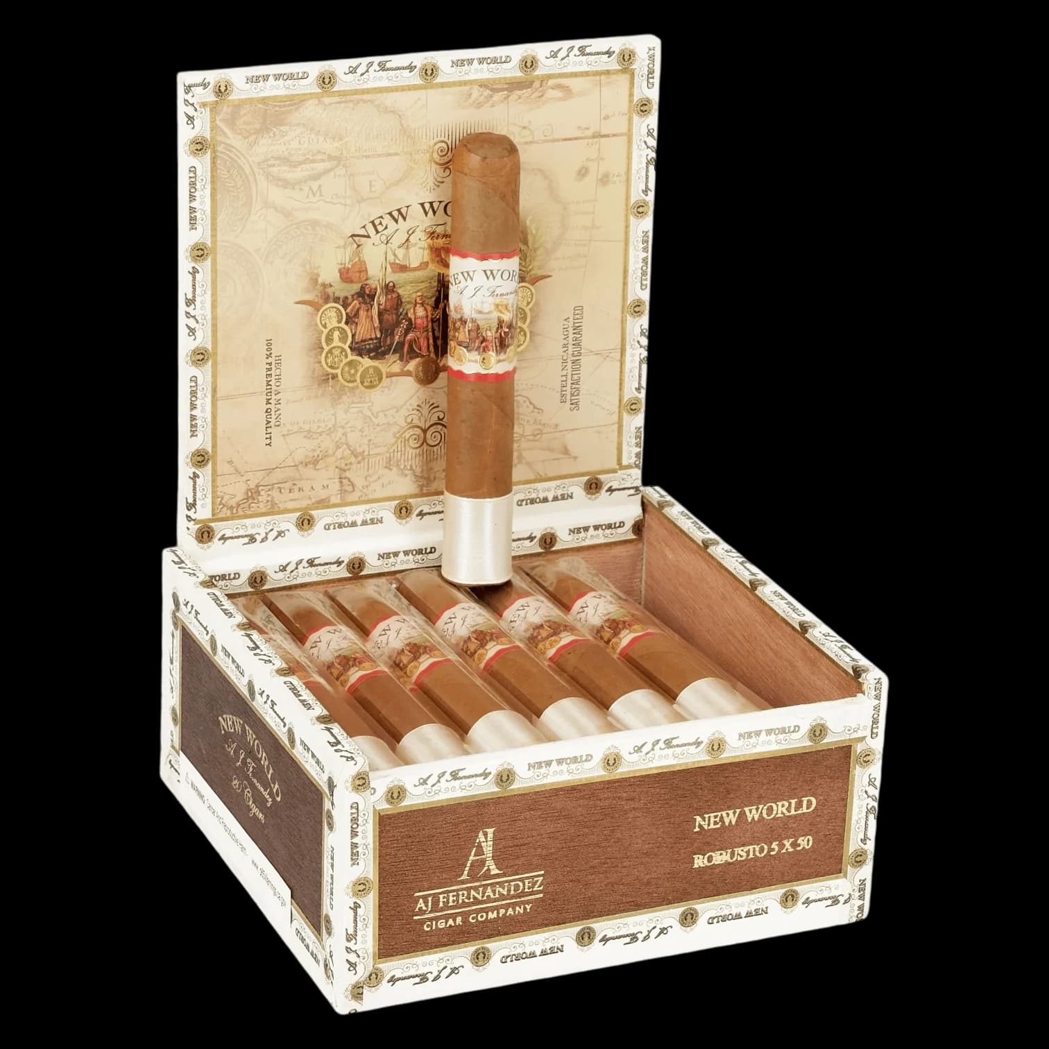 AJ Fernandez New World Connecticut Robusto Cigars - BOX OF 20