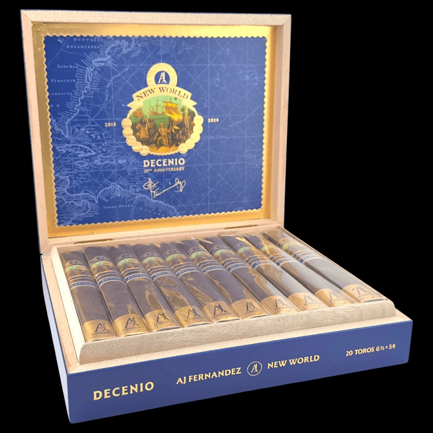 AJ Fernandez New World Decenio Toro Cigars - BOX OF 20