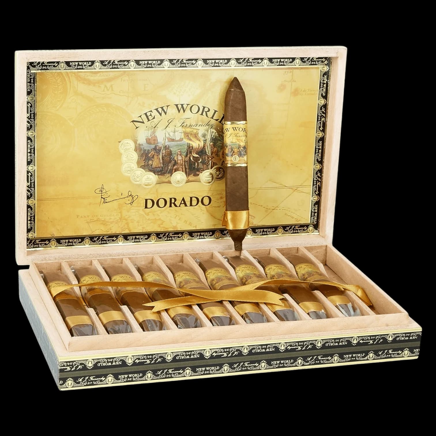AJ Fernandez New World - Dorado Figurado - BOX OF 10