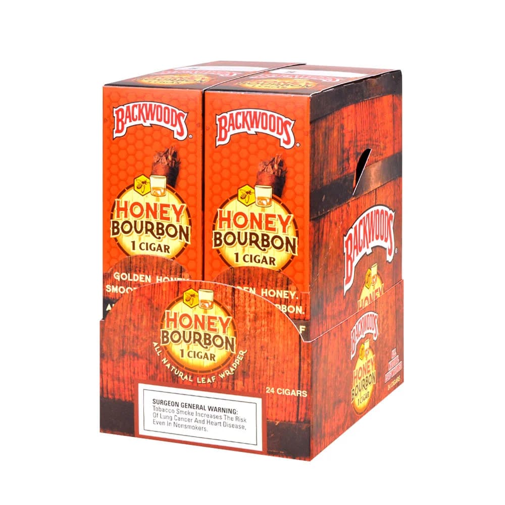 Backwoods Honey Bourbon Singles (Pack of 24)