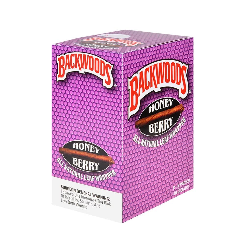 Backwoods Honey Berry Natural Cigars (8 Packs of 5)