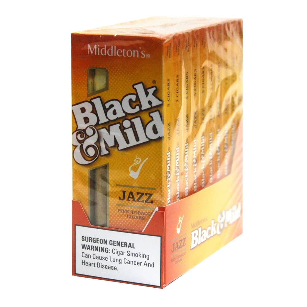 Black & Mild Jazz Cigars (10 Packs of 5)