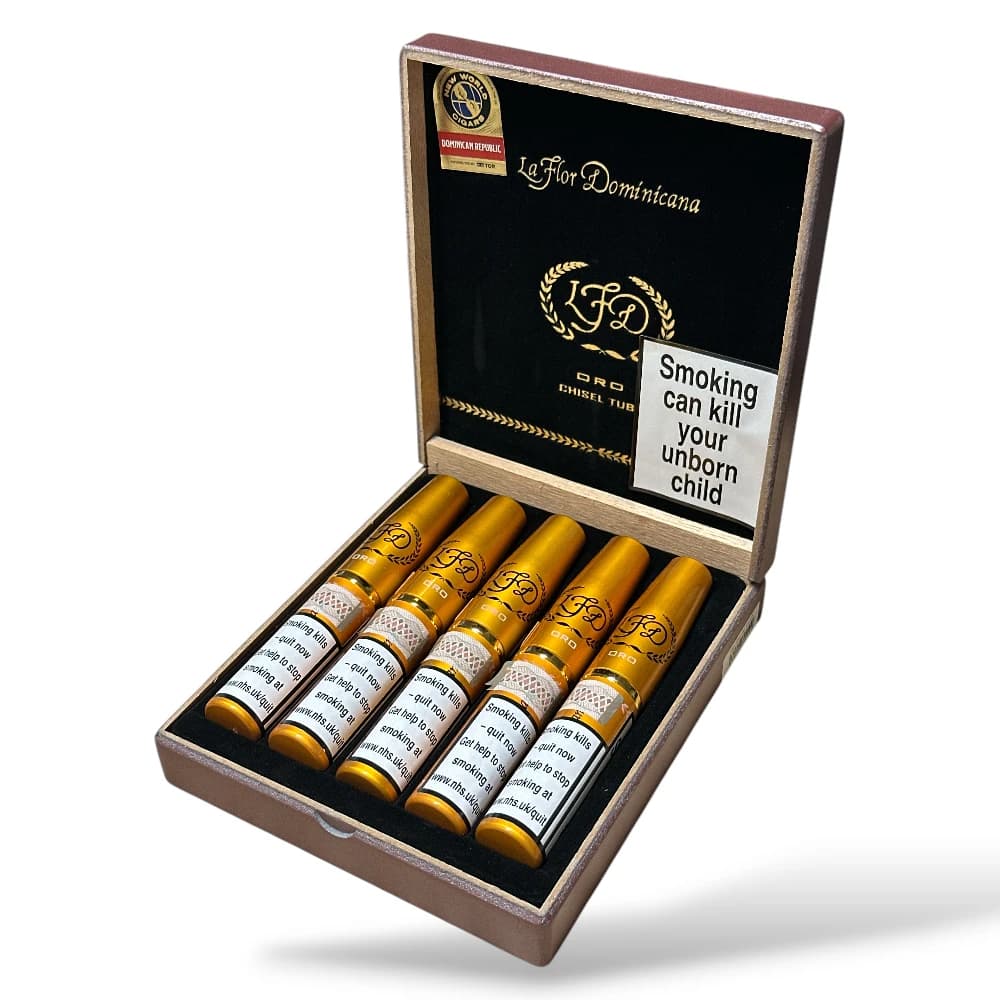 La Flor Dominicana Oro Chisel Tubo 5