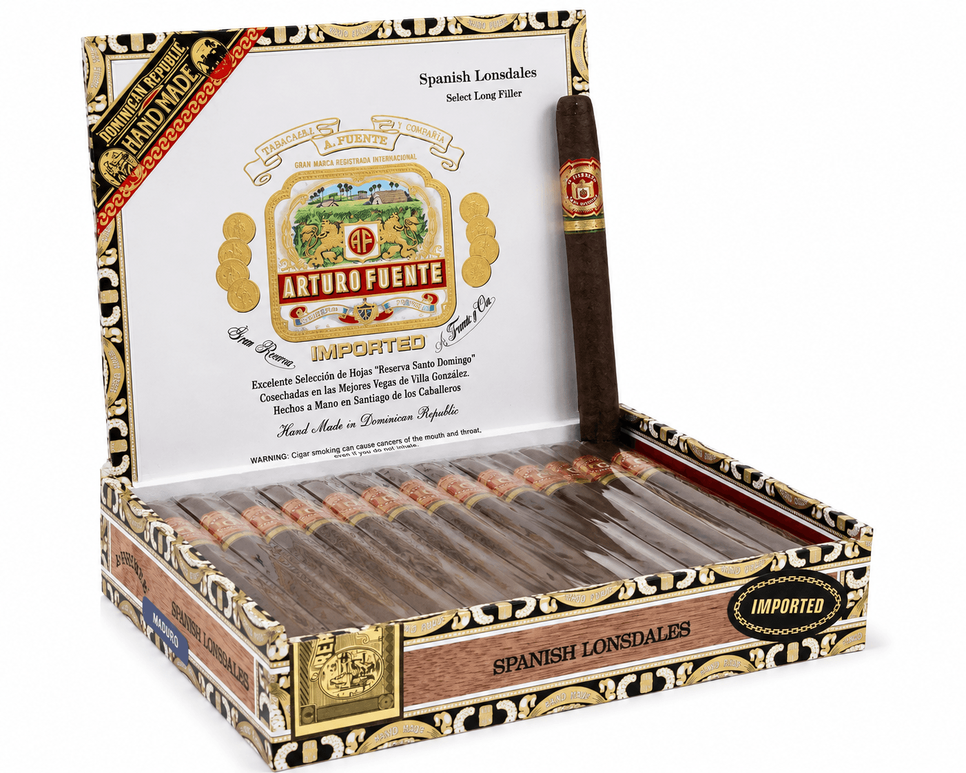 Arturo Fuente Spanish Lonsdale Maduro BOX OF 25