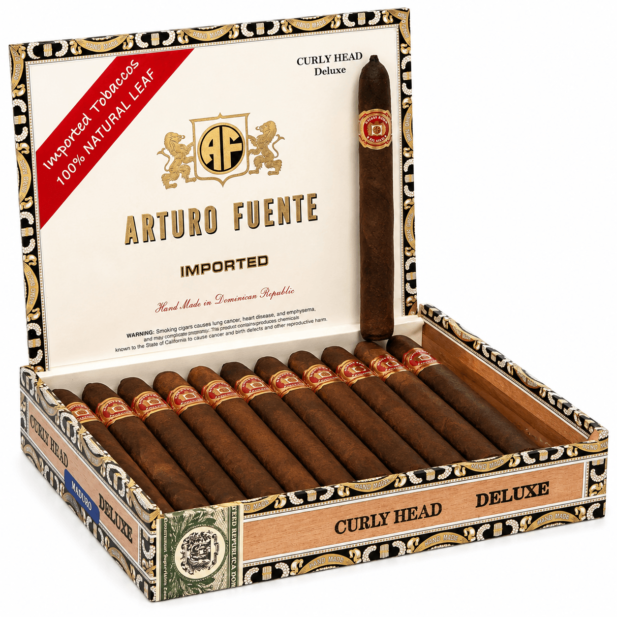 Arturo Fuente Curly Head Deluxe Maduro - Box of 25