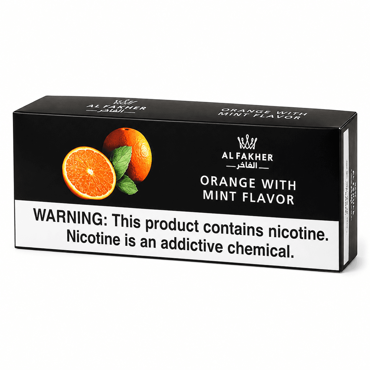 Al Fakher Orange With Mint Hookah Shisha - 10 Packs of 50g