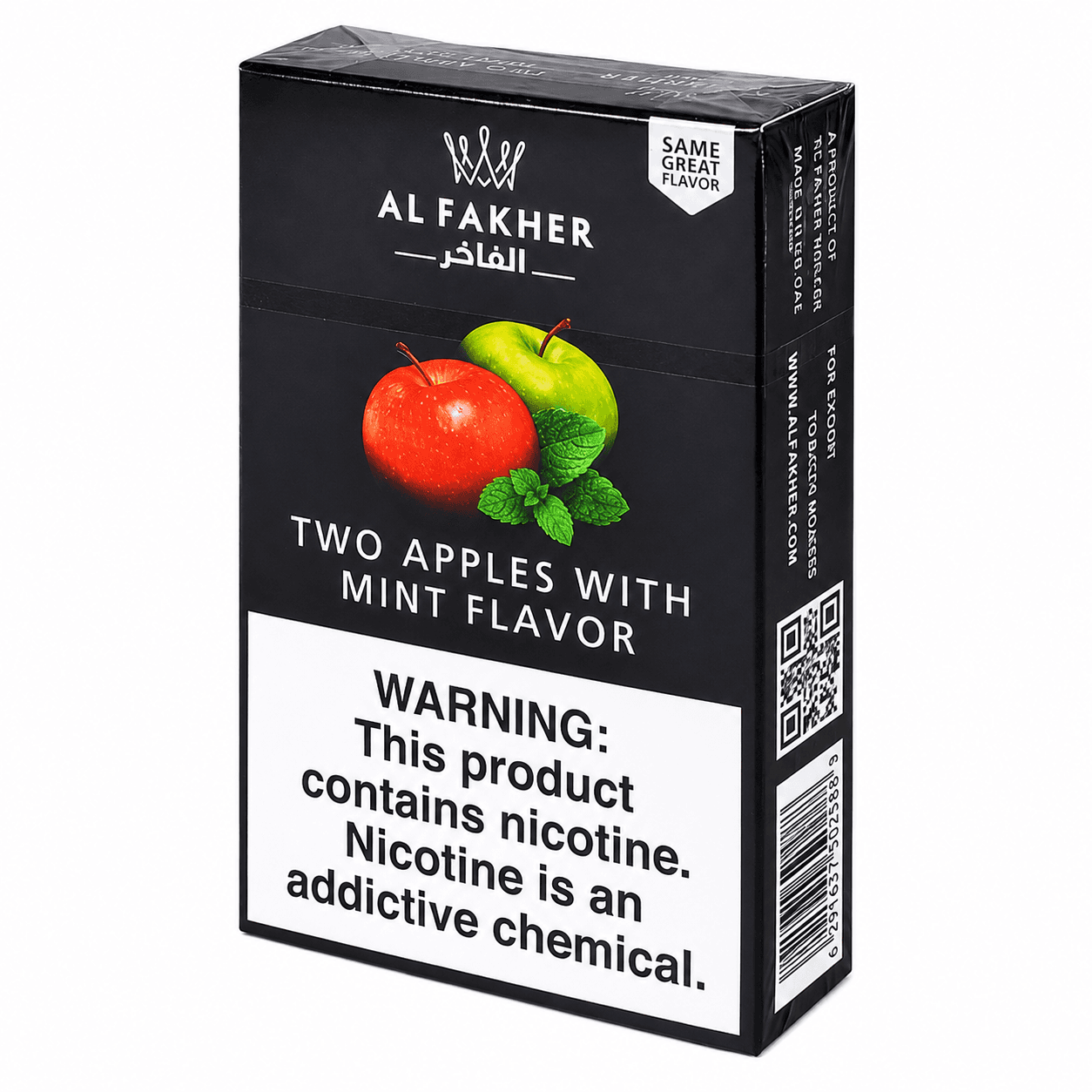 Al Fakher Two Apples With Mint Hookah Shisha - Pack of 50g