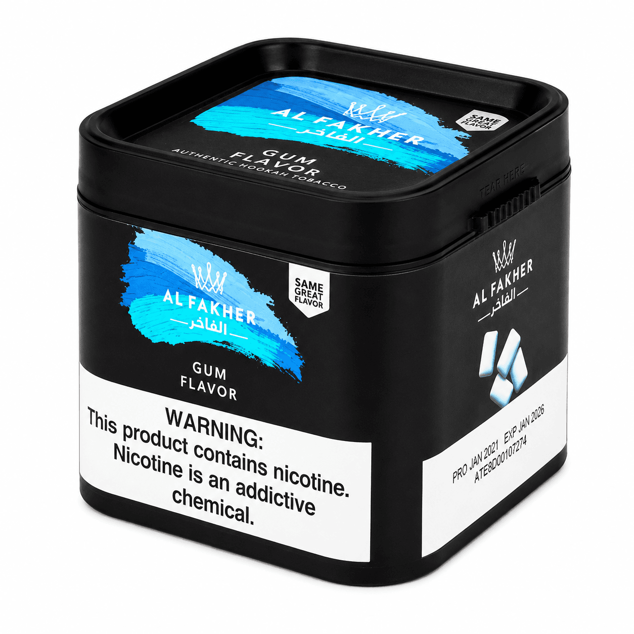 Al Fakher Gum (Spearmint) Hookah Shisha - 250g