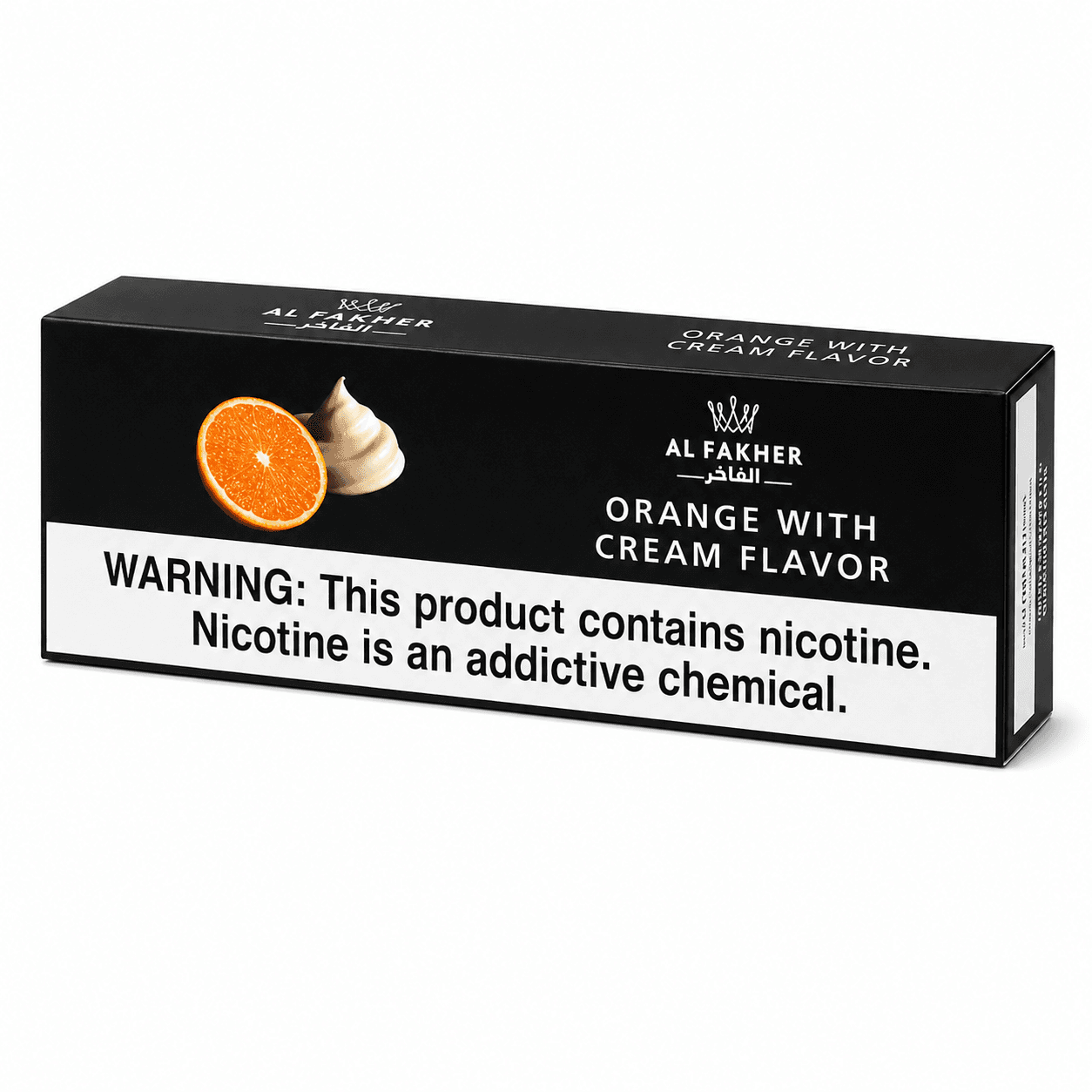 Al Fakher Orange With Cream Hookah Shisha - 10 Packs of 50g