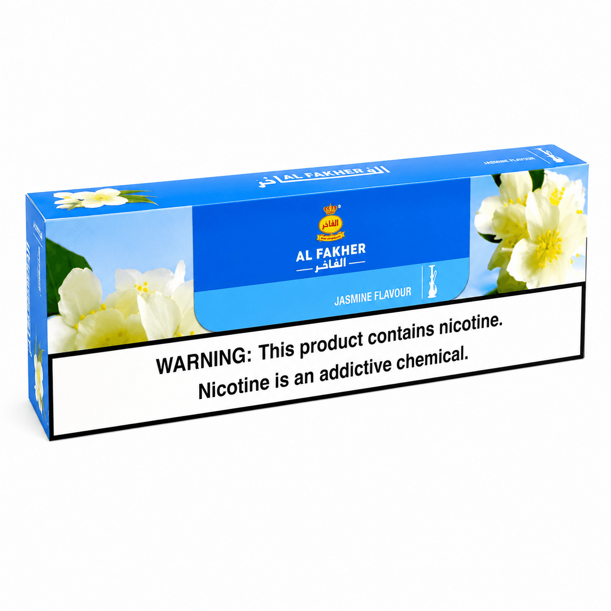 Al Fakher Jasmine Hookah Shisha - 10 Packs of 50g