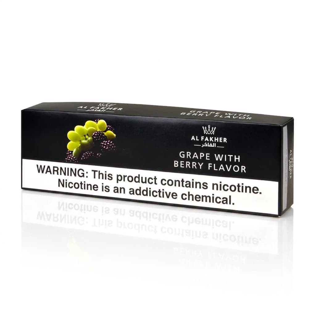 Al Fakher Grape With Berry Hookah Shisha - 10 Packs of 50g