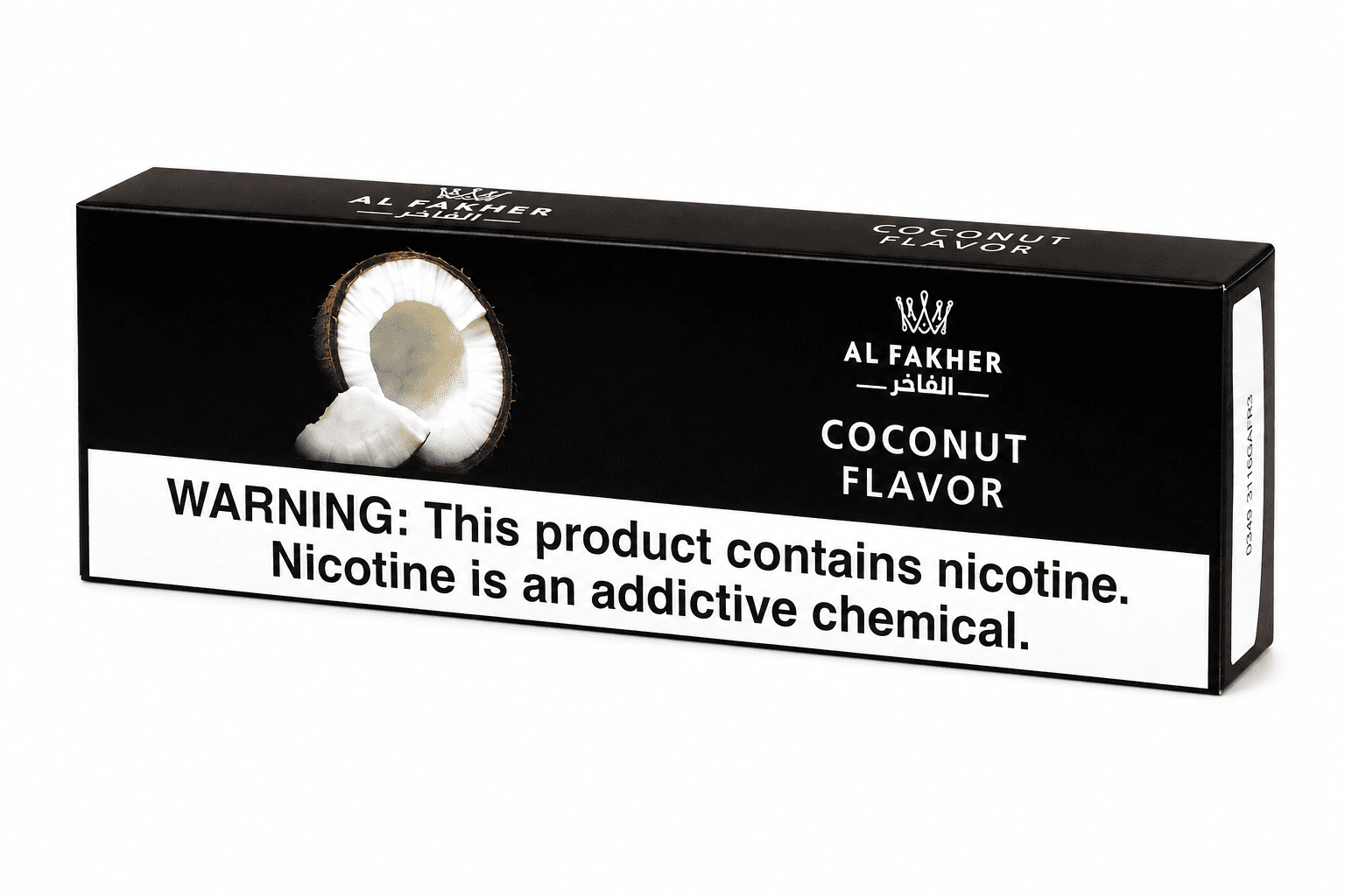 Al Fakher Coconut Hookah Shisha - 10 Packs of 50g