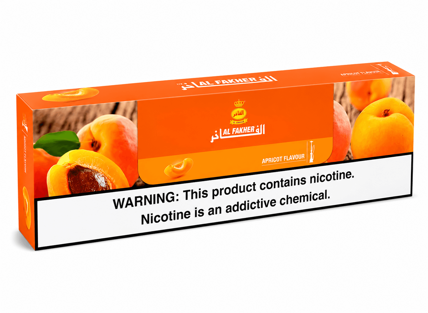 Al Fakher Apricot Hookah Shisha - 10 Packs of 50g