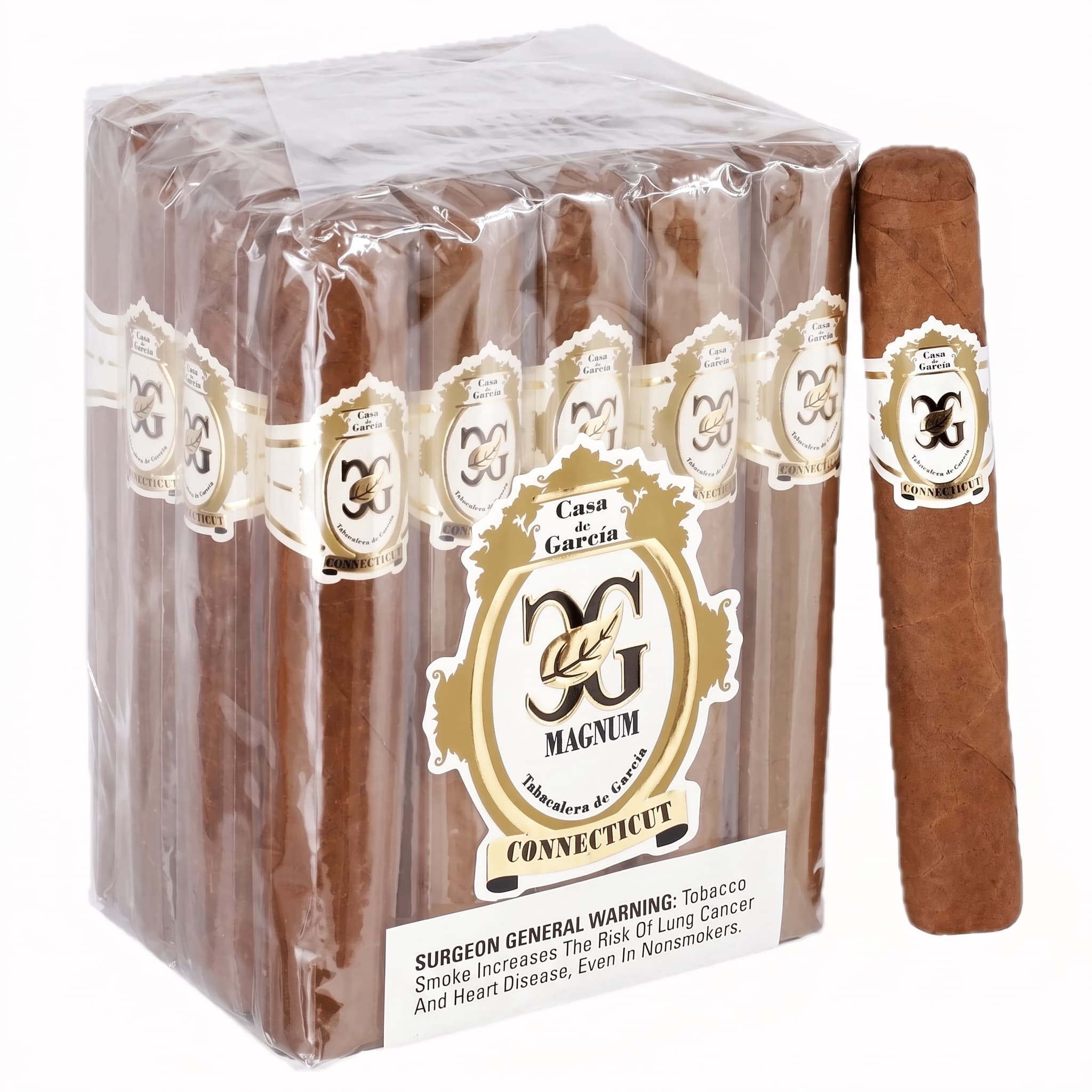 Casa de Garcia Magnum Connecticut Cigars - Box of 20