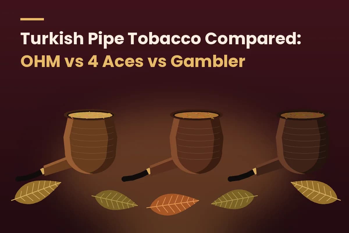 Turkish Pipe Tobacco Compared: OHM vs 4 Aces vs Gambler