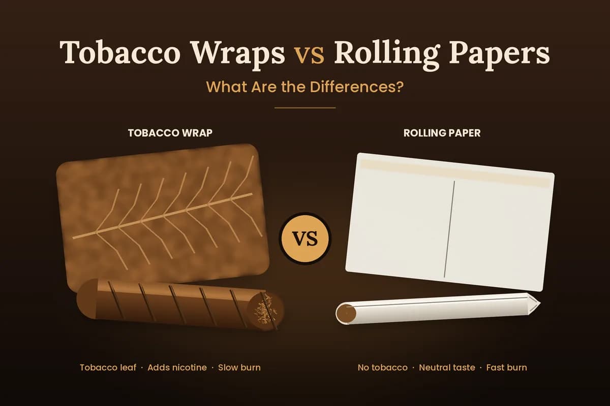 Tobacco Wraps vs Rolling Papers: What Are the Differences?