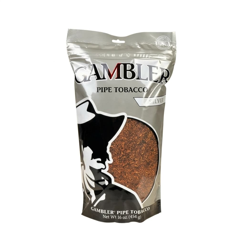Gambler Pipe Tobacco Silver 16 oz. Bag