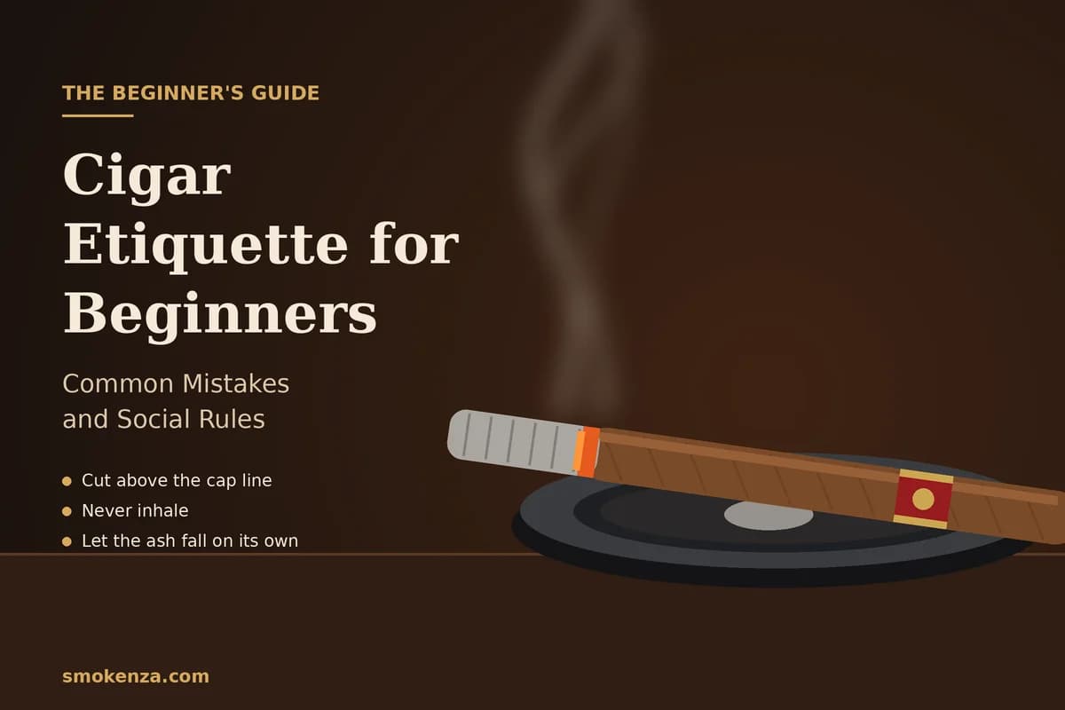 Cigar Etiquette for Beginners Common Mistakes and Social Rules