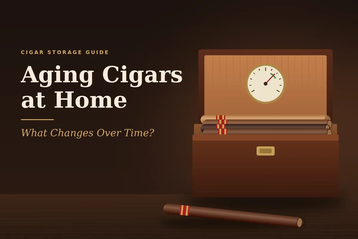 Aging Cigars at Home: What Changes Over Time?